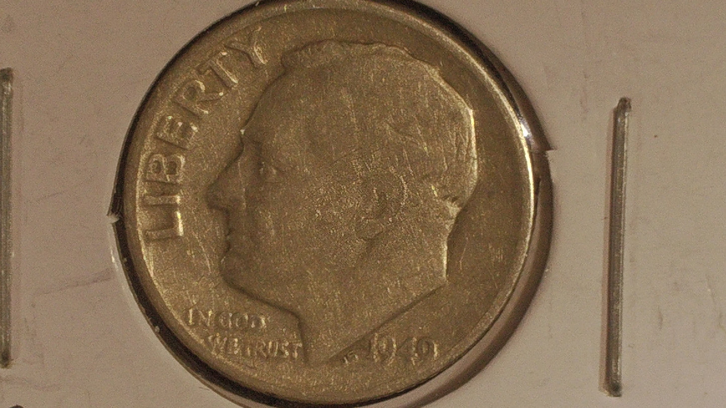 Dime Roosevelt 1940 Denver Item #1940DD003