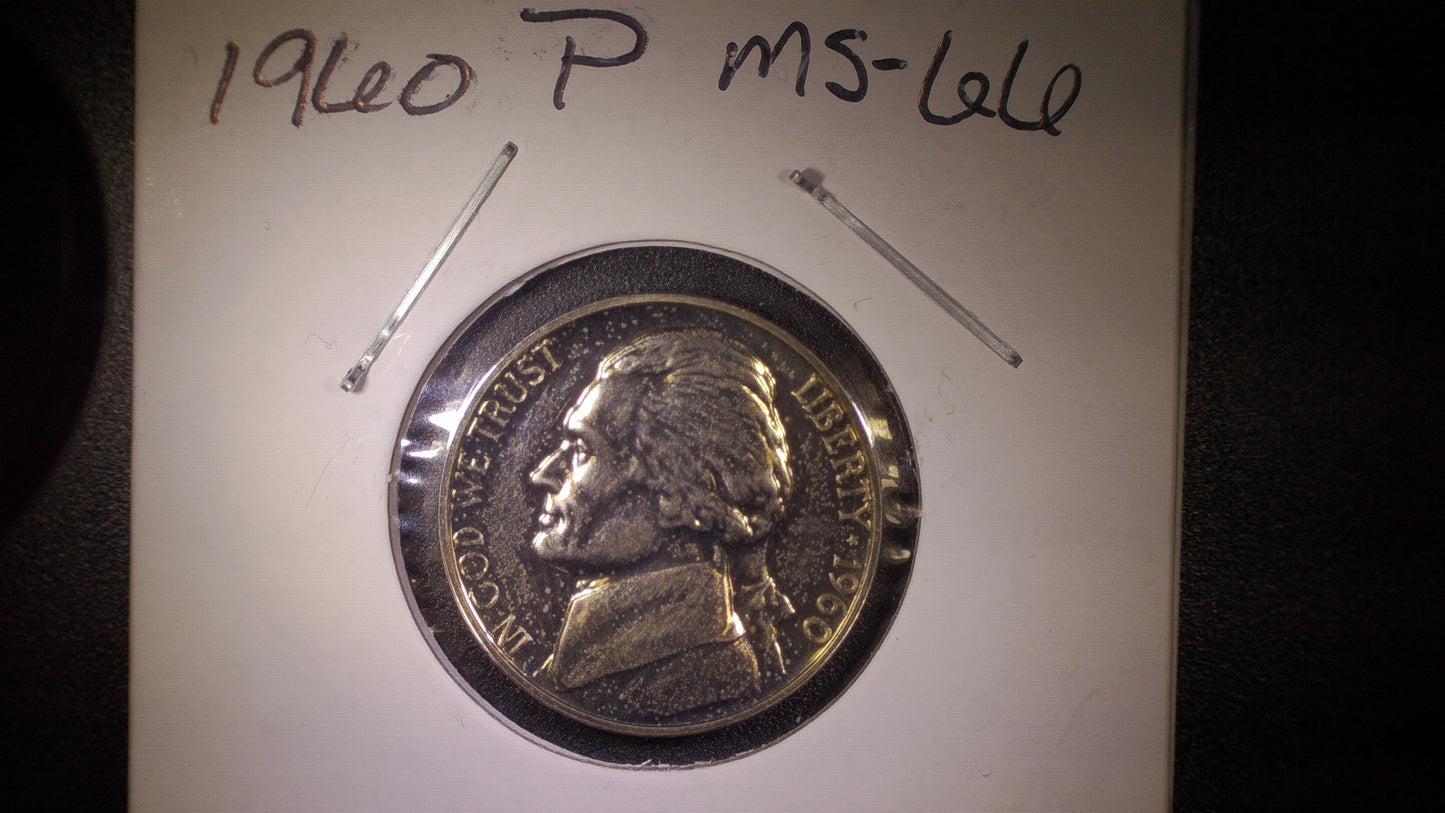 Nickel Jefferson 1960 P item #1960PN002