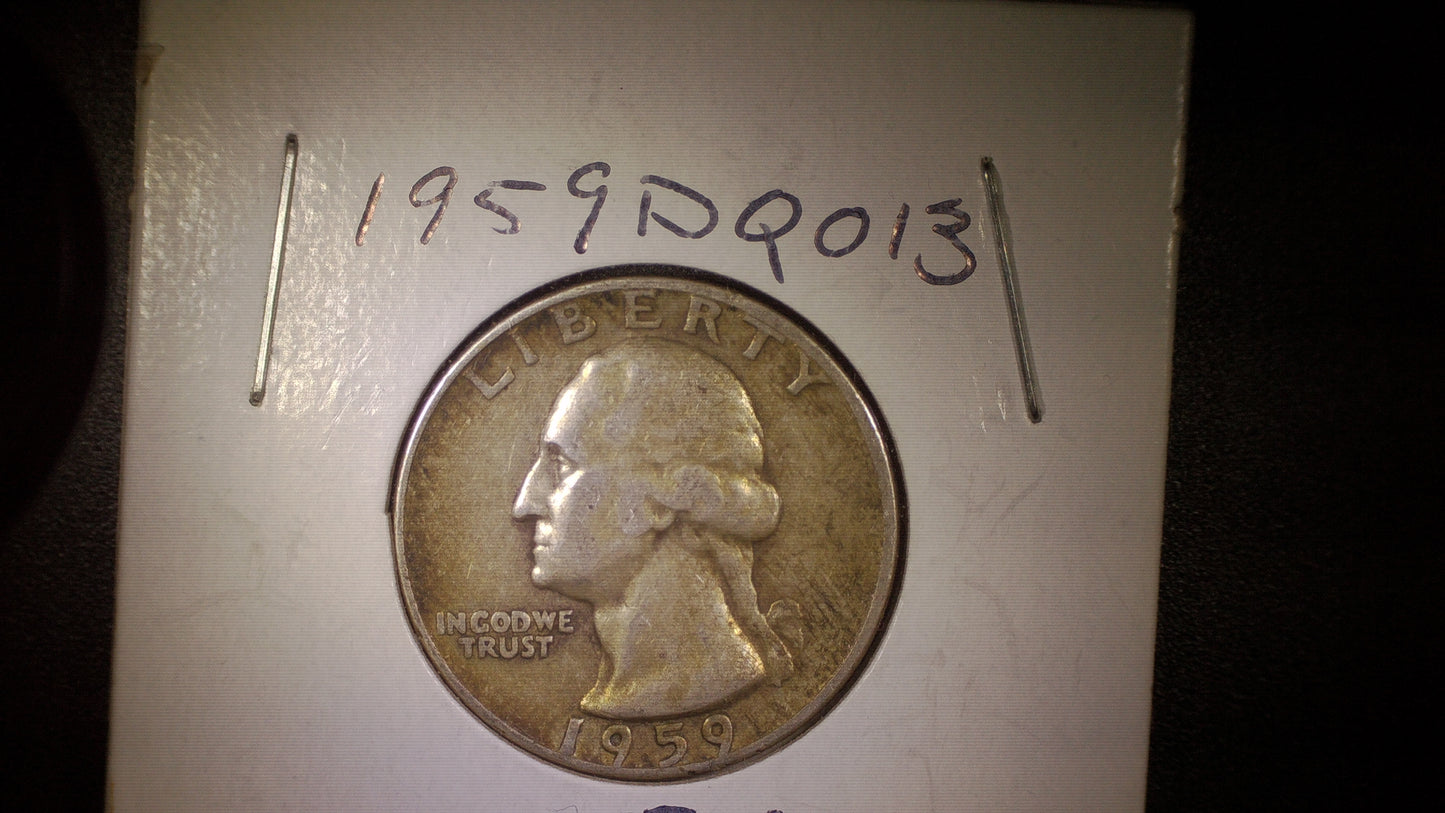 Quarter Washington 1959 D item, #1959DQ013