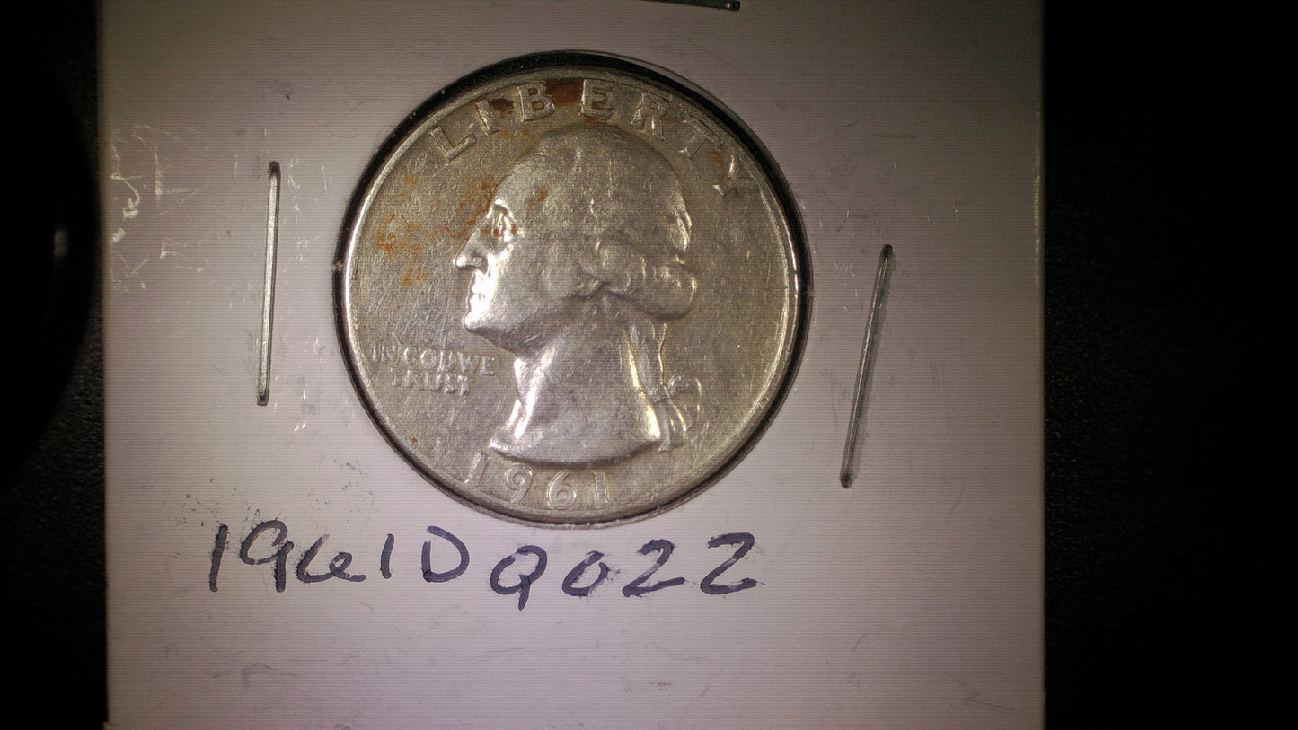 Quarter Washington 1961 Denver item #1961DQ022