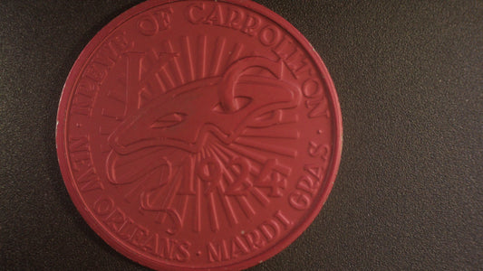 1973 Krewe of Carrollton Mardi Gras doubloon "The Golden Years of Broadway"