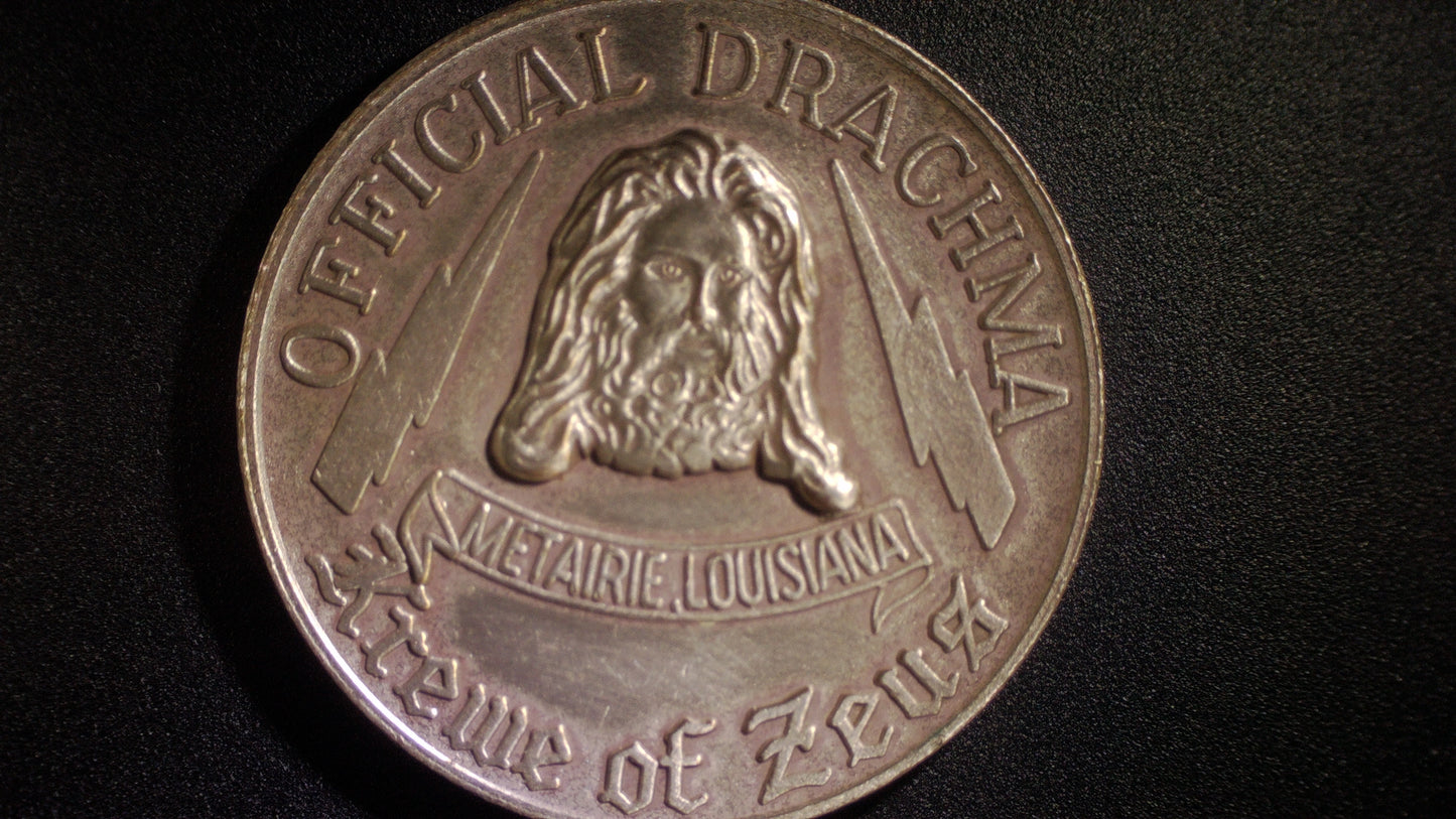 1971 Krewe of Zeus Bronze Doubloon "Show Boat"