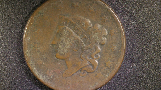 1837 Matron Head Large Cent item LC1837001