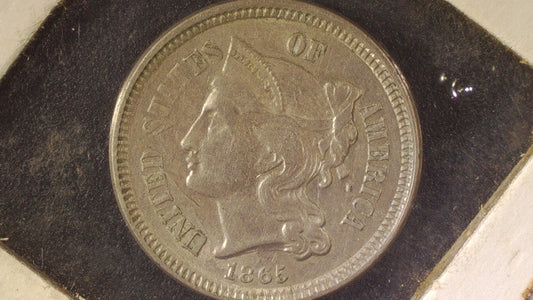 1865 3 Cent Nickel Item # 1865P3001