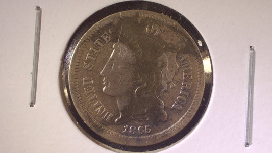 3 Cent Nickel Item # 1865P3002