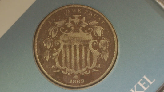 1869 5 cent Item #1869PN011