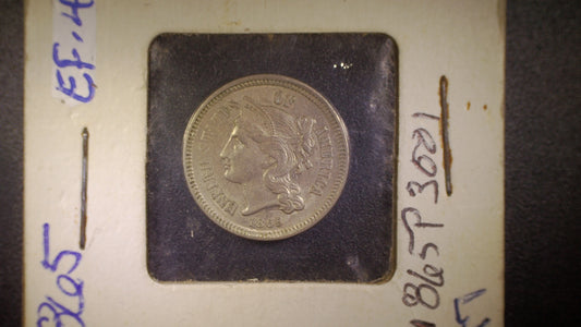 1865 3 cent Item # 1865P3001