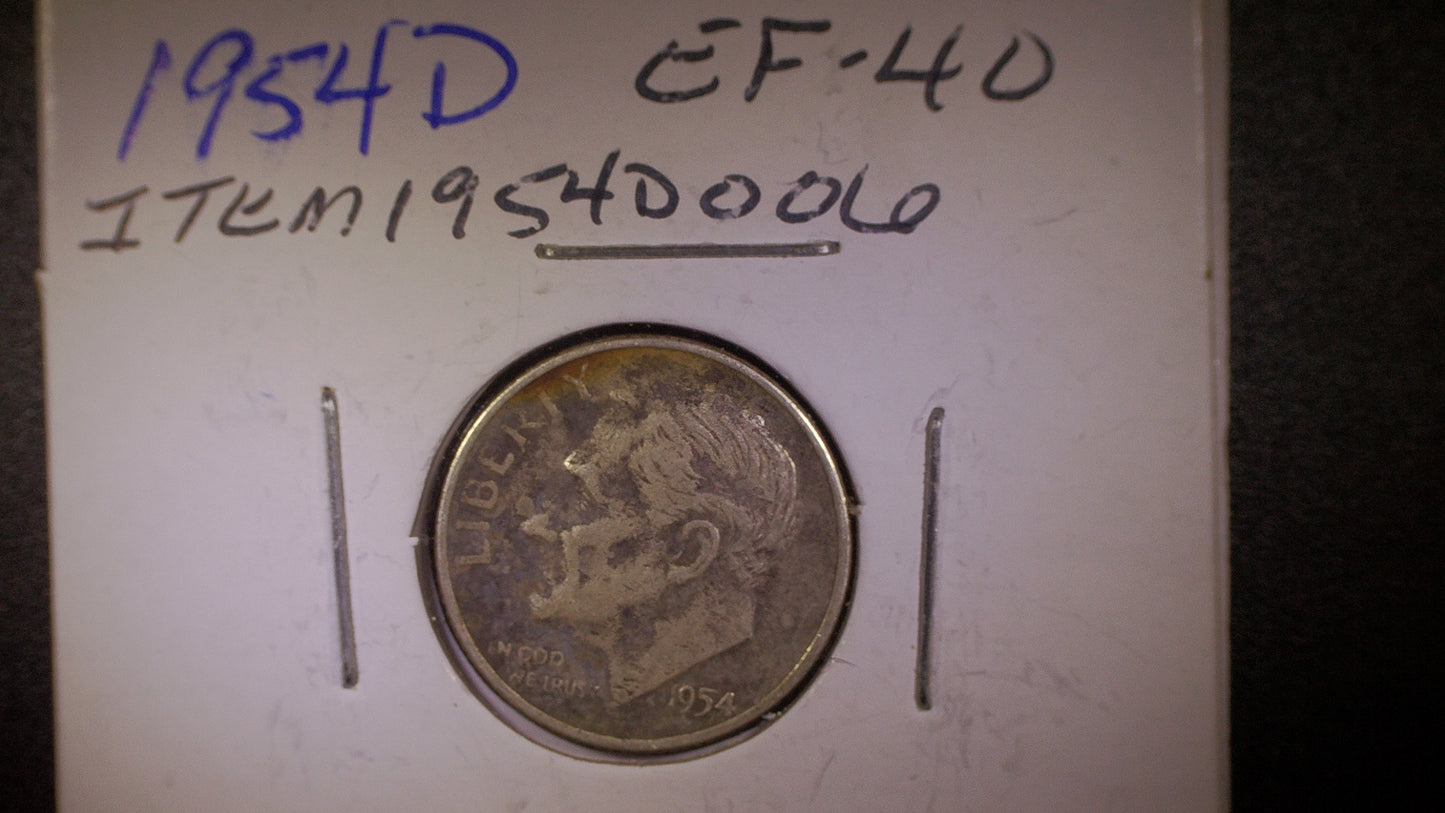 1954 D Dime Item # 1954D006